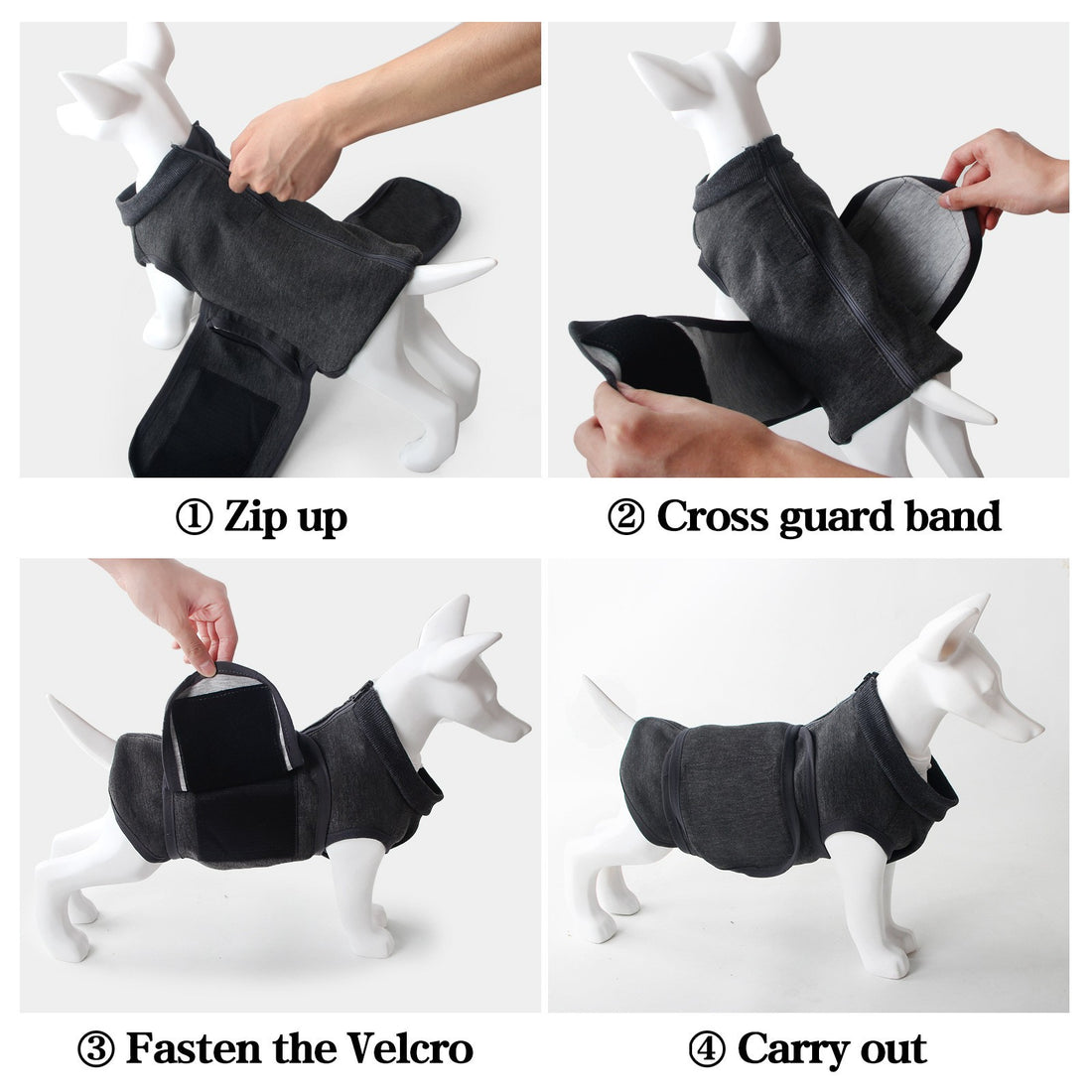 Pet Cotton Polyester Comfort Double Layer Jacket Clothing