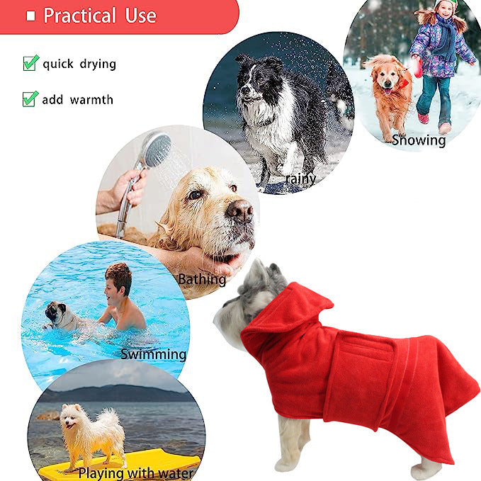 Pet Super Absorbent Quick Drying Bath Towel Microfiber Drying Cloth