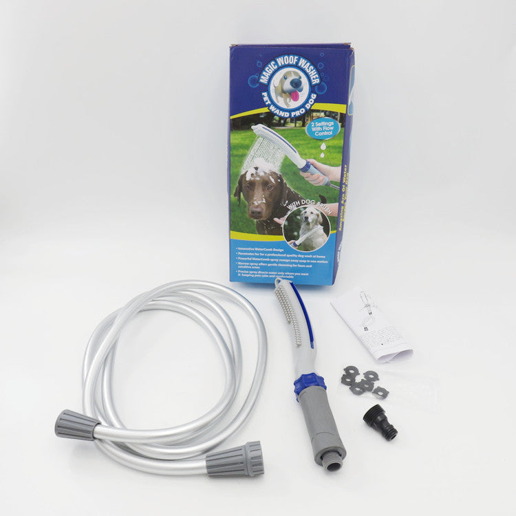 Pet Bath Brush Shower Hose Grooming Cleaning Tool