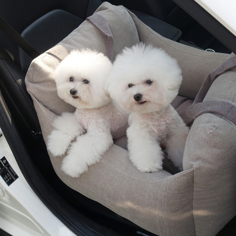 Pet Car Carrier Seat Waterproof Portable Safety Travel Basket