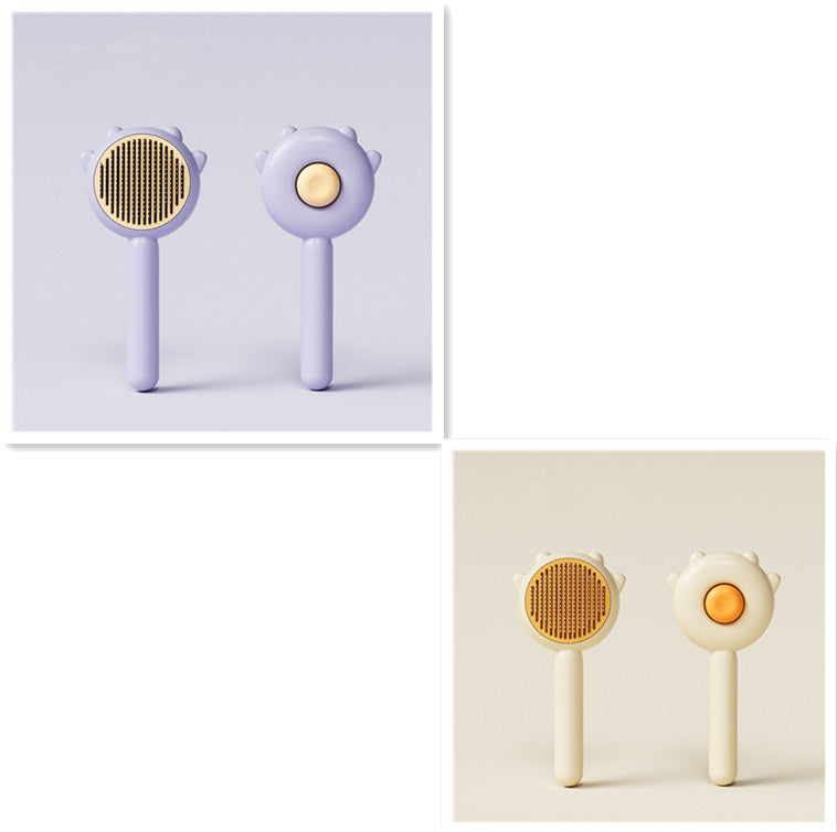 Pet Grooming Comb Massage Hair Removal Brush Scratcher Cleaning Tool