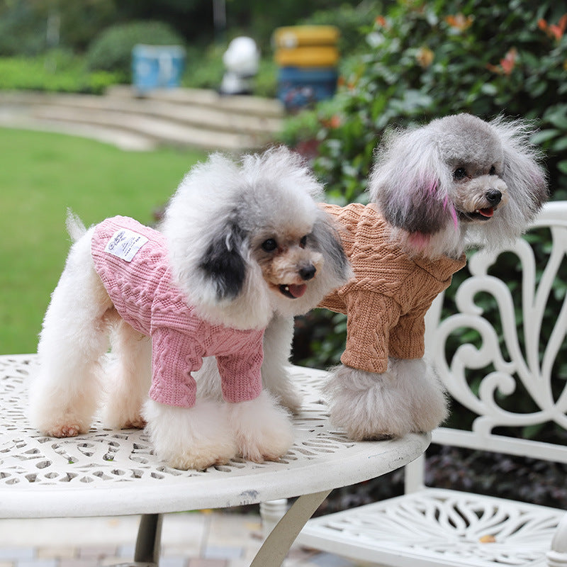 Pet Warm Knitted Winter Sweater Apparel