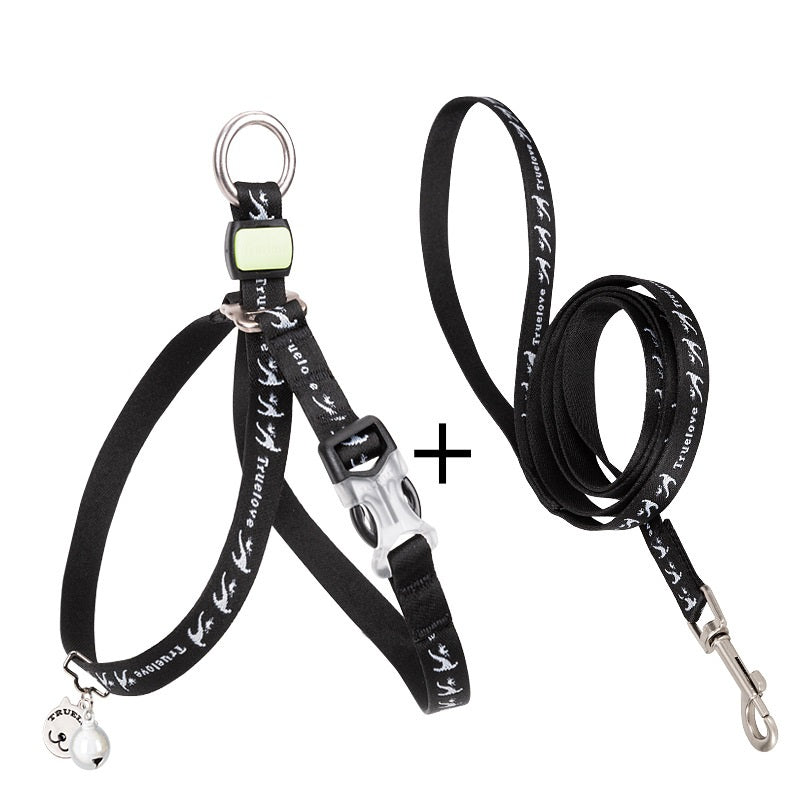 Pet Bell Chest Strap Haulage Rope Vest Leash Harness