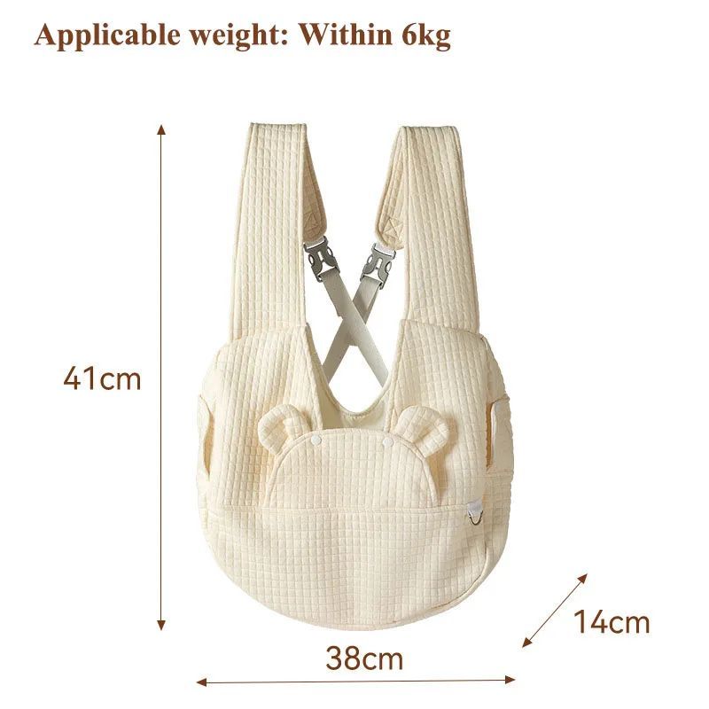 Pet Carrier Backpack Breathable Cross Chest Travel Comfort Bag