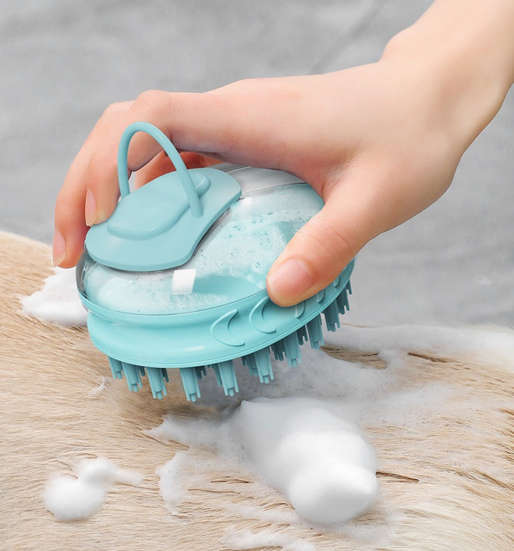 Pet Bath Massage Brush Grooming Cleaning Tool