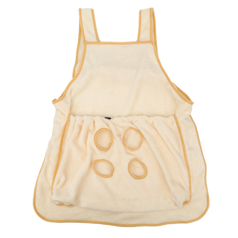 Pet Carrier Apron Outdoor Hanging Chest Bag Plush Travel Pouch