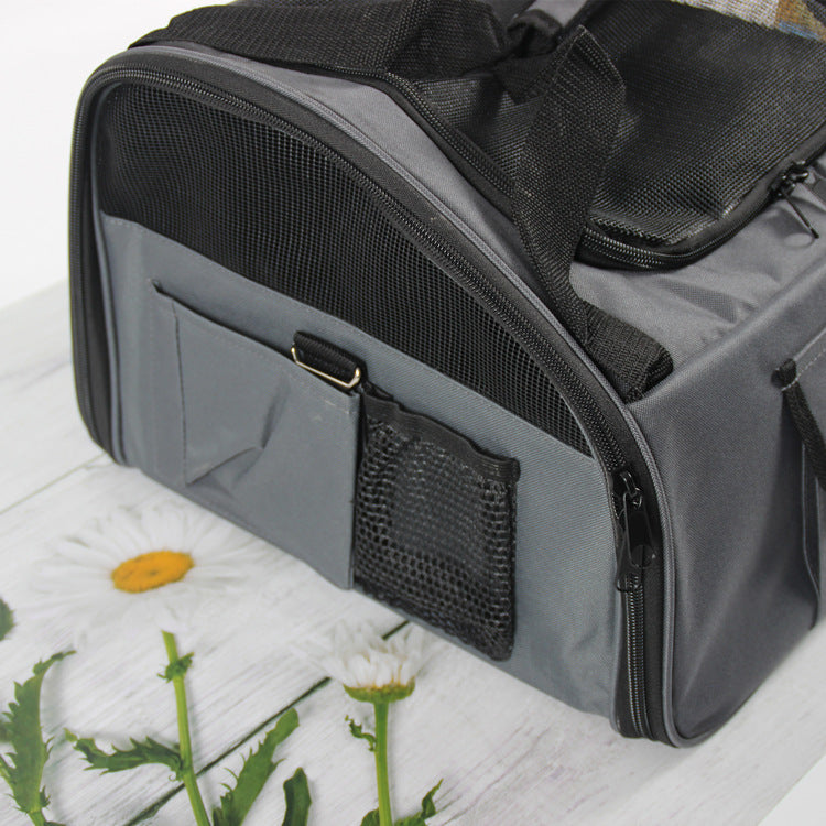 Pet Car Seat Carrier Folding Hammock Travel Safety Transport Bag