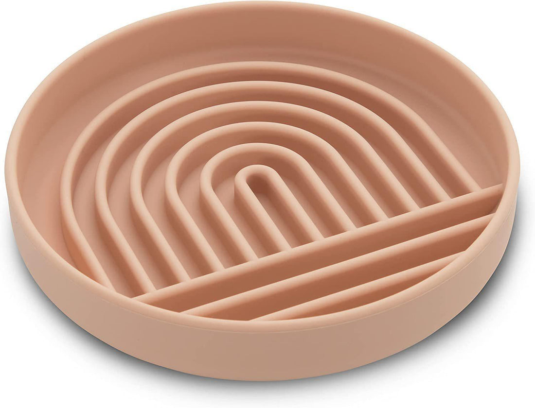 Pet Fashion Simple Slow Feeding Anti Choke Bowl