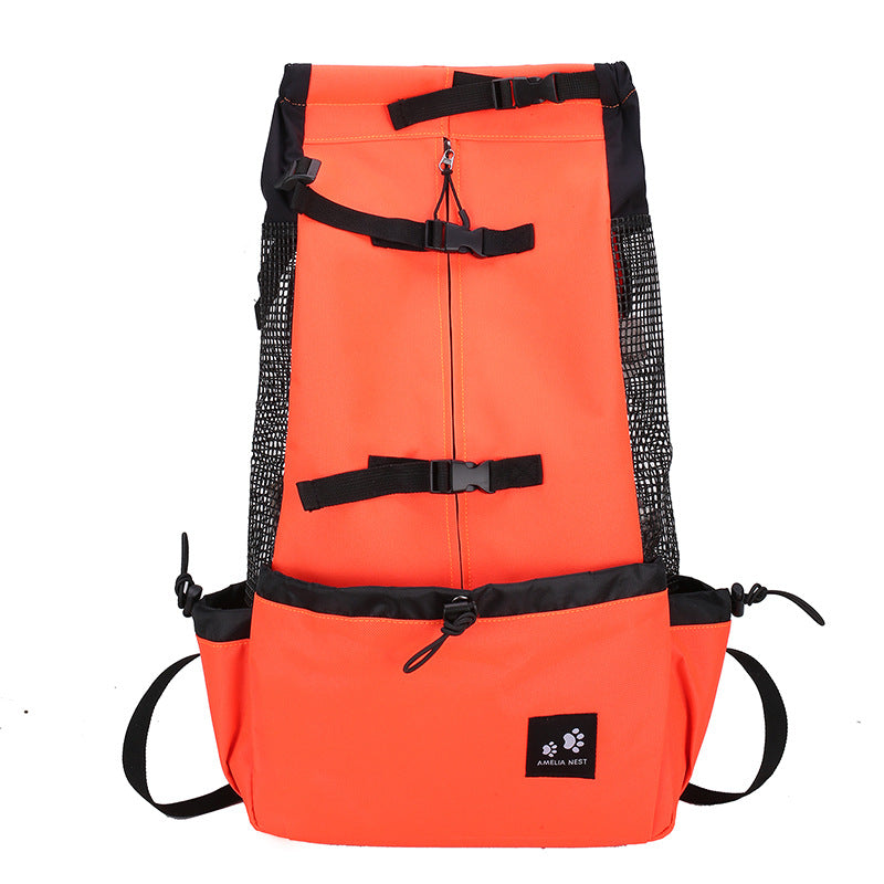 Pet Carrier Backpack Double Shoulder Portable Travel Outdoor Bag