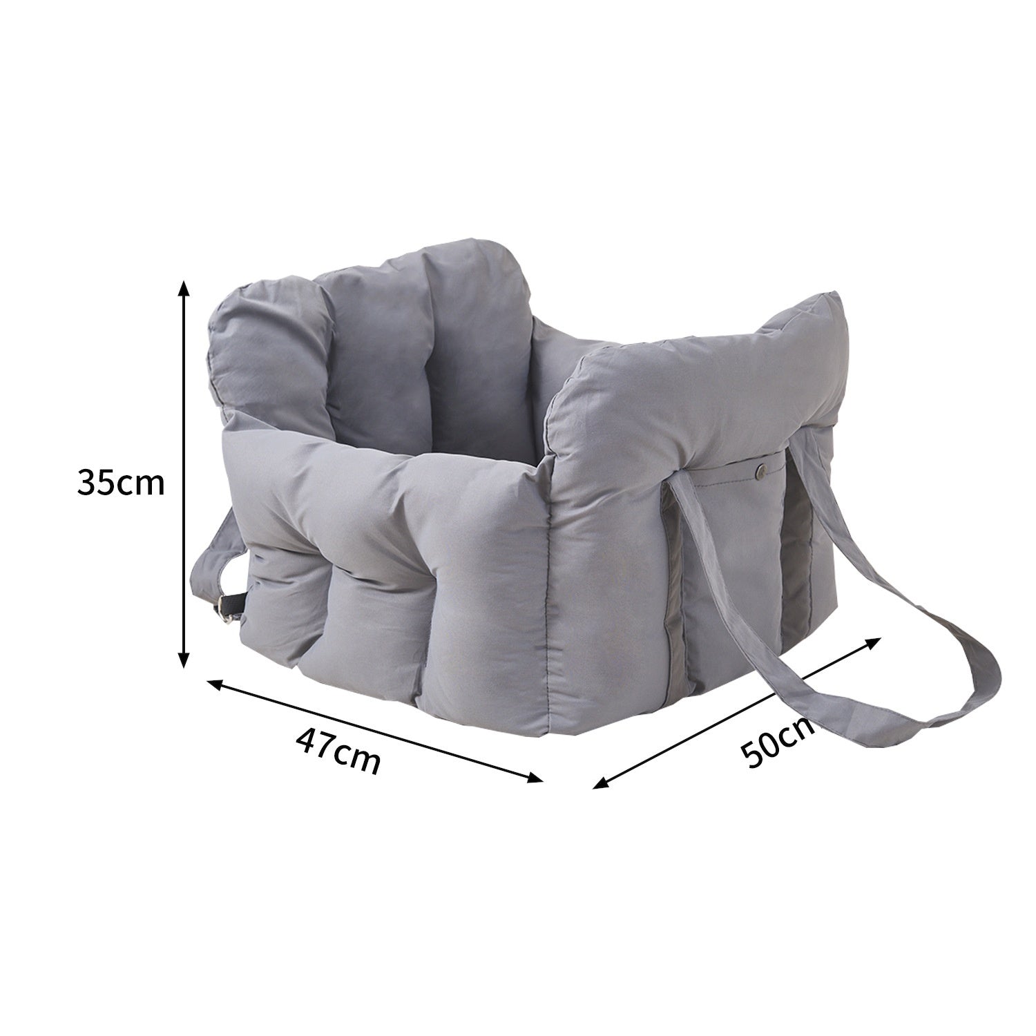 Pet Car Safety Seat Front Passenger Portable Carrier Backpack