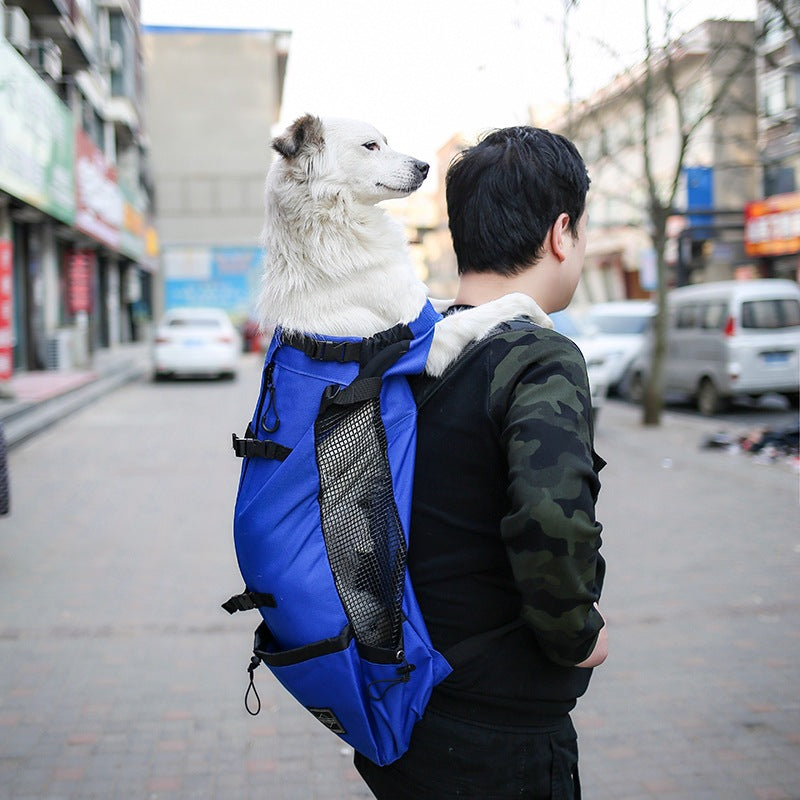 Pet Carrier Backpack Double Shoulder Portable Travel Outdoor Bag
