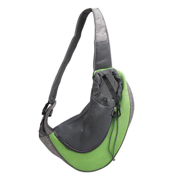 Pet Carrier Mesh Oxford Single Shoulder Travel Sling Handbag