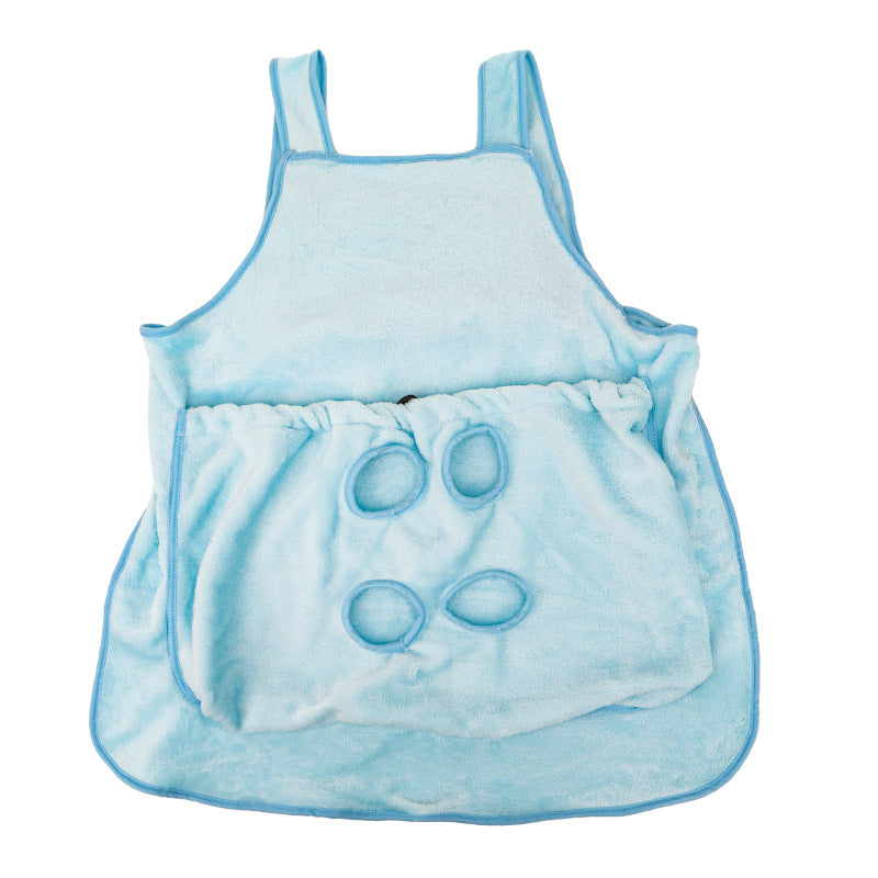 Pet Carrier Apron Outdoor Hanging Chest Bag Plush Travel Pouch