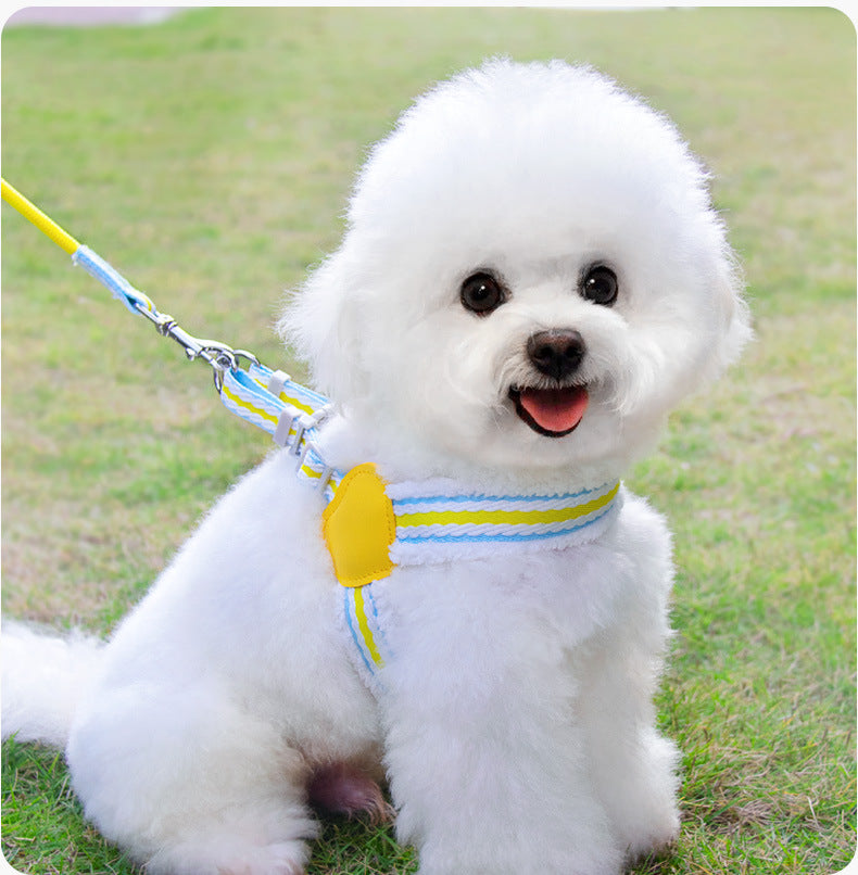 Pet Breathable Chest Vest Leash Walking Gear