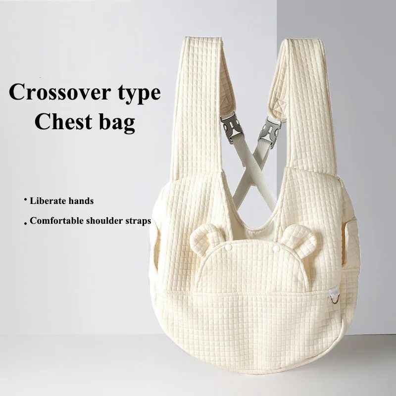 Pet Carrier Backpack Breathable Cross Chest Travel Comfort Bag