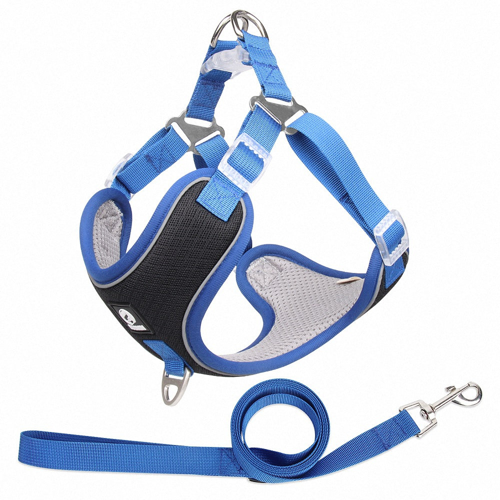 Pet Breathable Adjustable Harness Leash Walking Gear