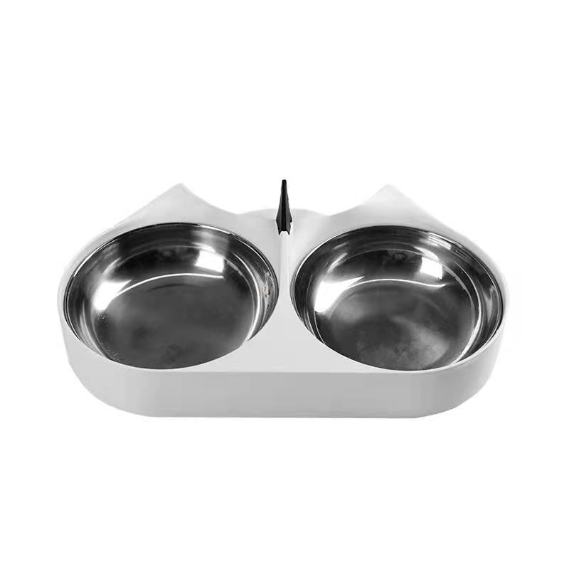 Pet Automatic Capsule Feeder Double Bowl System