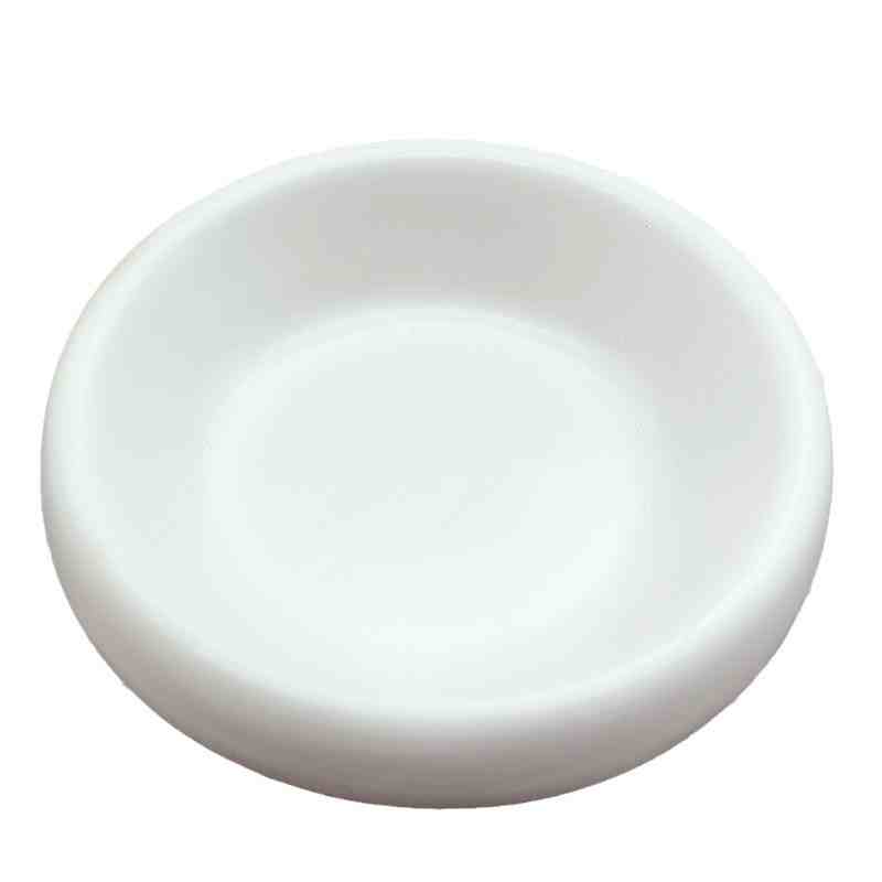 Solid Wood Ceramic Pet Feeding Bowl Set