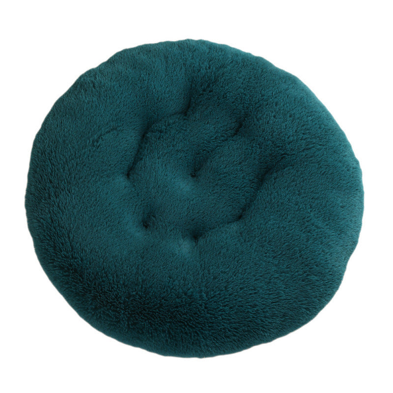 Pet Bed Round Plush Warm Sleeping Mat House Bed