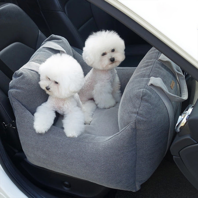 Pet Car Carrier Seat Waterproof Portable Safety Travel Basket