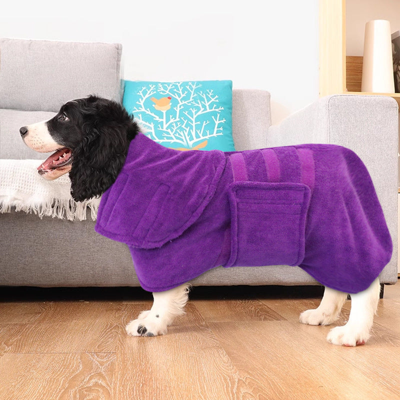 Pet Super Absorbent Quick Drying Bath Towel Microfiber Drying Cloth