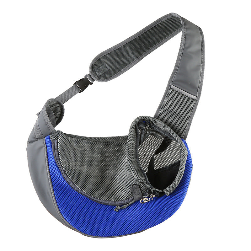 Pet Carrier Mesh Oxford Single Shoulder Travel Sling Handbag