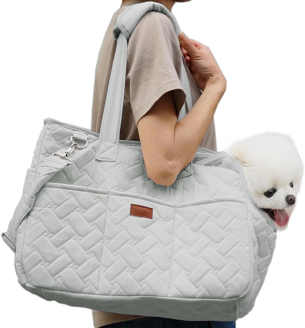 Pet Carrier Handbag Breathable Mesh Soft Cushion Travel Tote