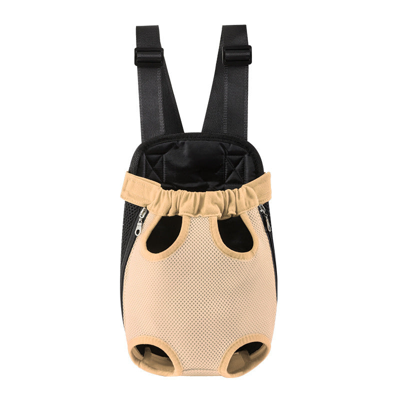Pet Carrier Backpack Breathable Adjustable Front Travel Hiking Bag