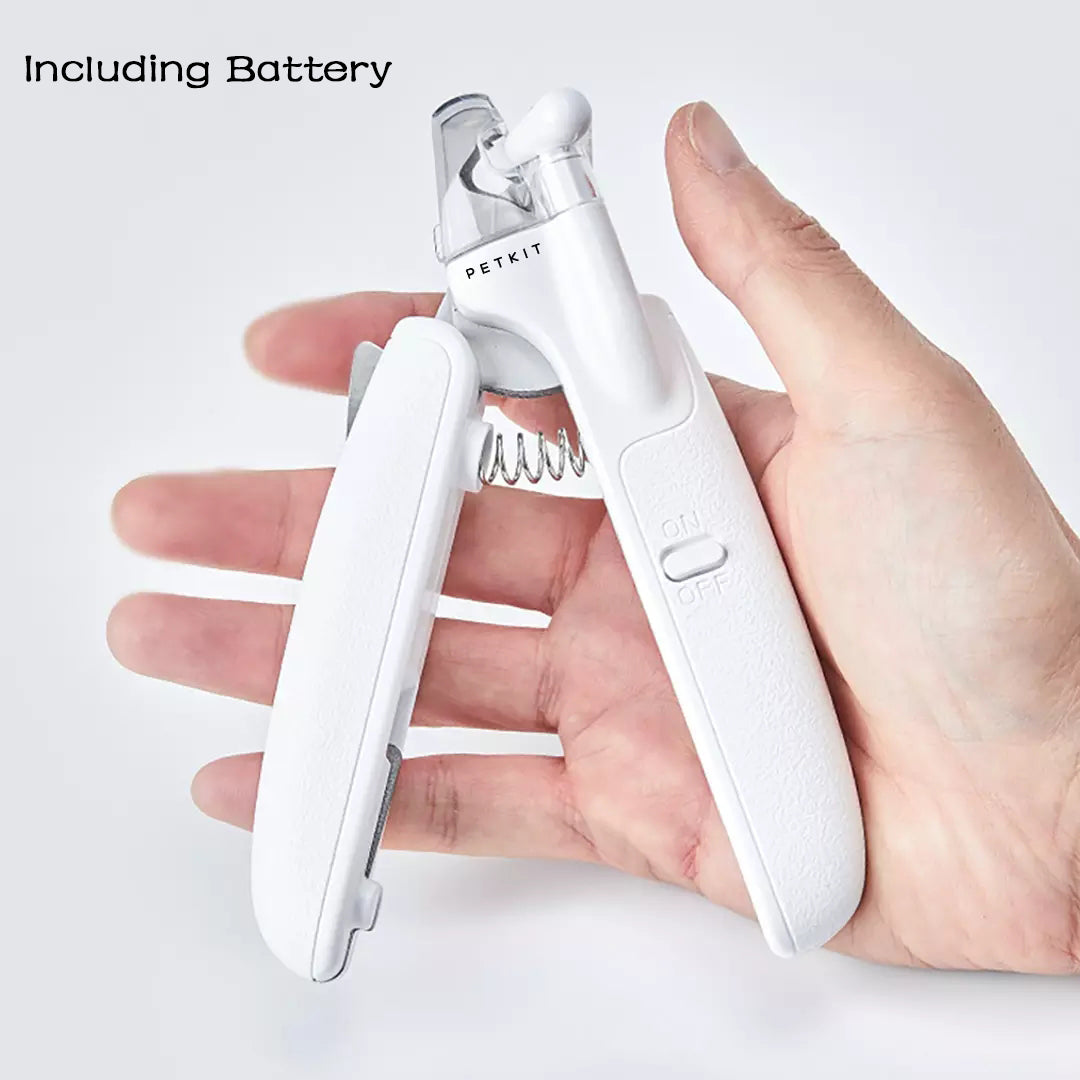 Pet Nail Clipper Scissors LED Light Grooming Trimmer Tool