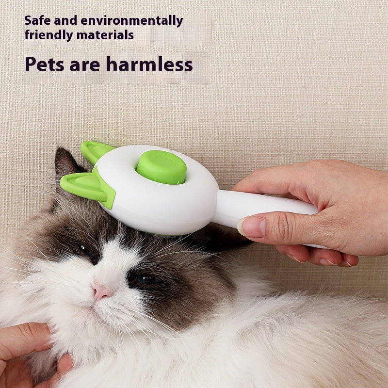 Self-Cleaning Pet Grooming Brush | Tangle-Free Hair Remover - Pawfect Nest