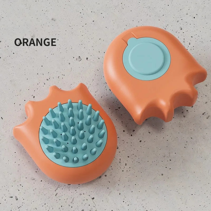 Pet Bath Massage Brush Shampoo Box Cleaning Grooming Tool