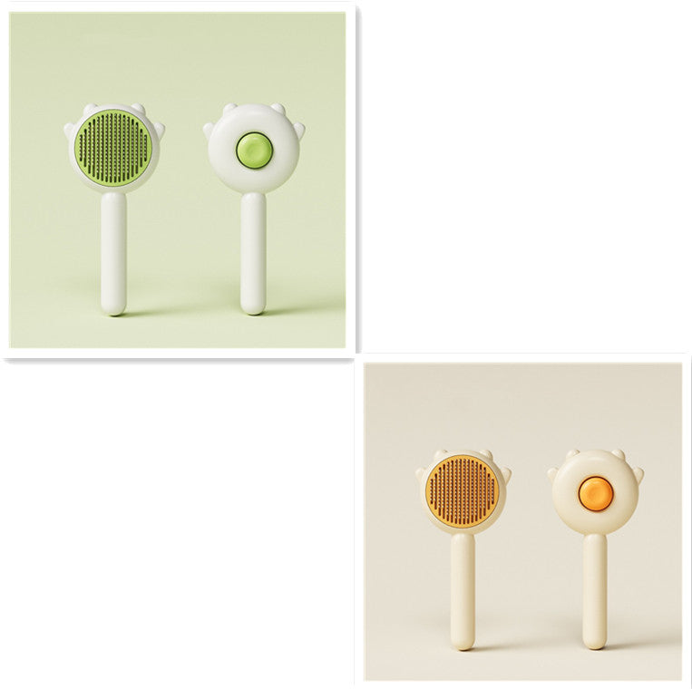Pet Grooming Comb Massage Hair Removal Brush Scratcher Cleaning Tool
