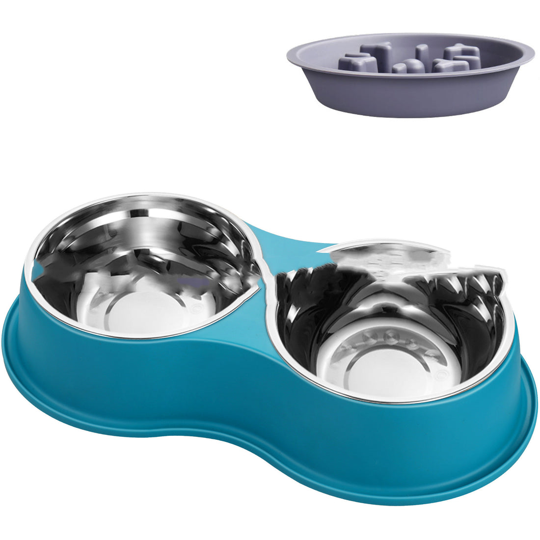 Pet Slow Feeding Bowl Removable Design