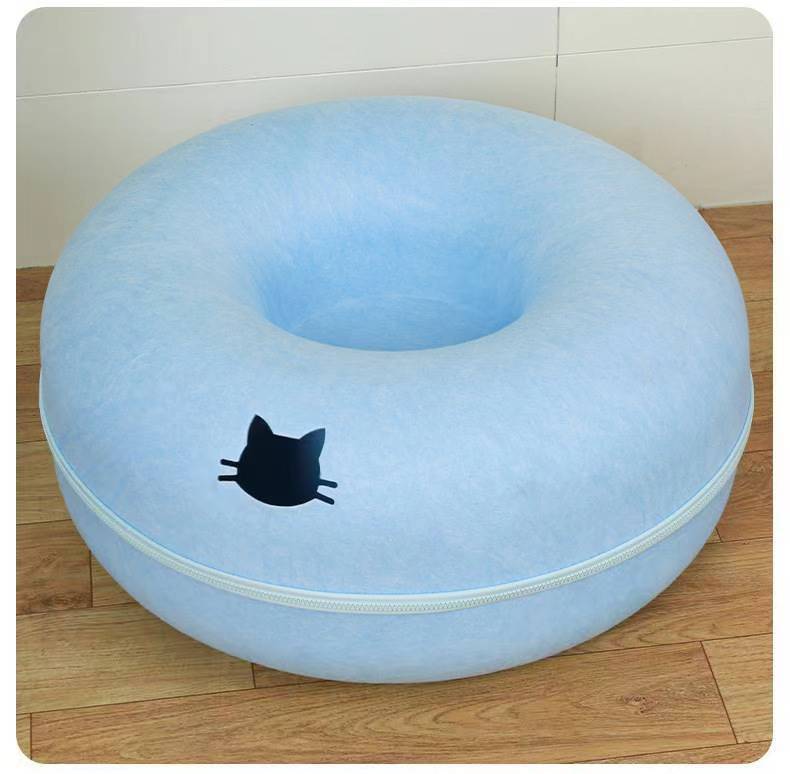 Pet Bed Round Tunnel Comfortable Play Sleep Nest
