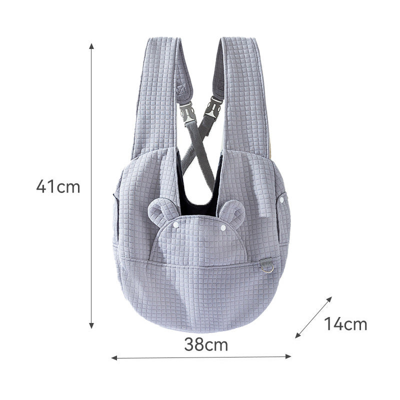 Pet Carrier Backpack Breathable Cross Chest Travel Comfort Bag