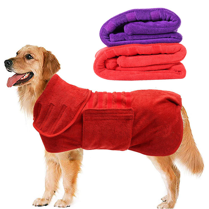 Pet Super Absorbent Quick Drying Bath Towel Microfiber Drying Cloth