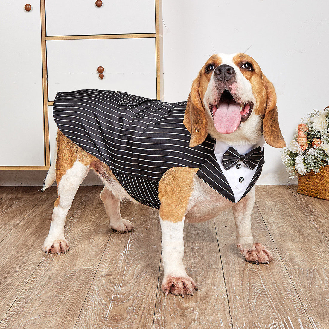 Pet Formal Swallowtail Wedding Suit Jacket Apparel