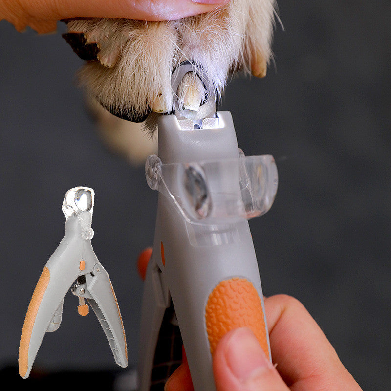 Pet Nail Clipper LED Safety Scissors Grooming Tool