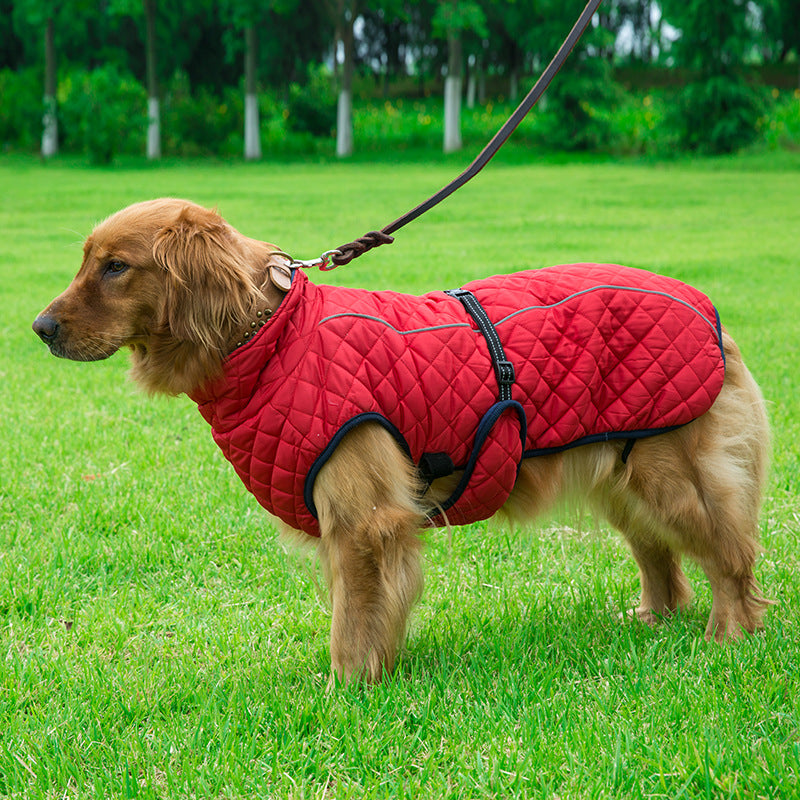 Pet Adjustable Warm Cotton Winter Jacket Apparel