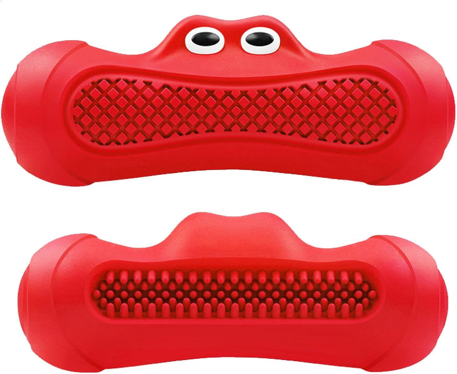 Vocal Rugby Pet Toy Natural Rubber Teething Chew Resistant Toy