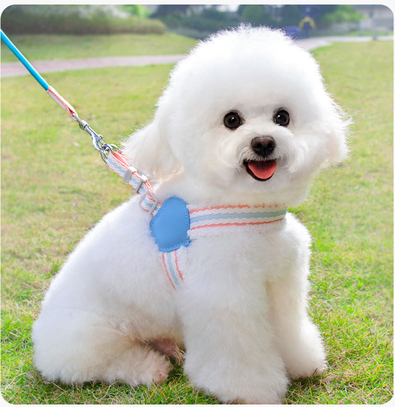 Pet Breathable Chest Vest Leash Walking Gear