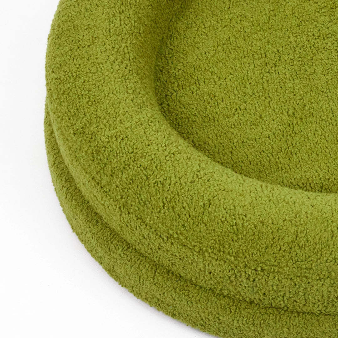 Pet Bed Round Leisure Nest Solid Color Indoor House