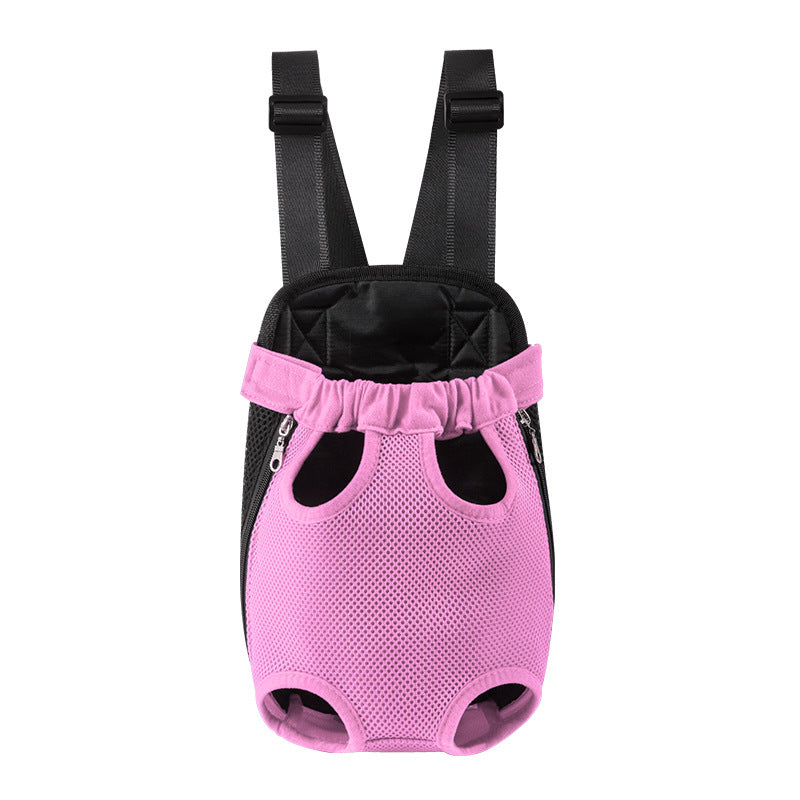 Pet Carrier Backpack Breathable Adjustable Front Travel Hiking Bag