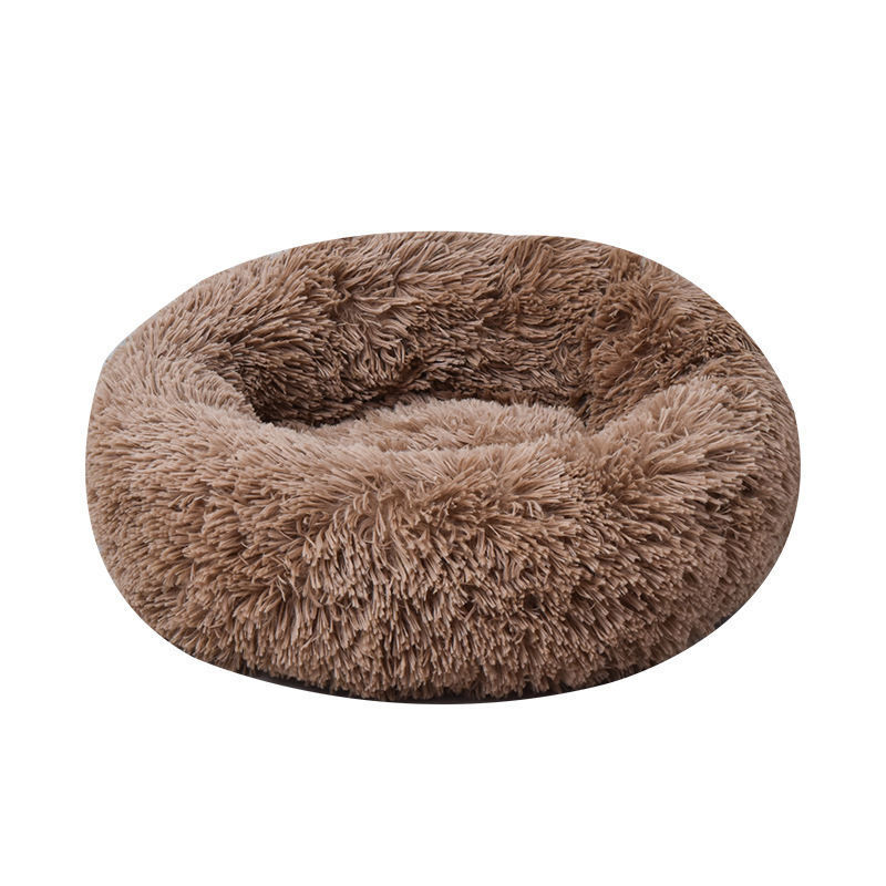 Plush Round Warm Winter Pet Sleeping Bed