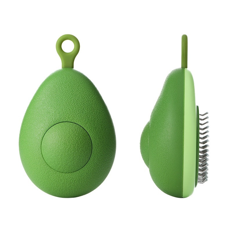 Pet Grooming Brush Avocado Shaped Hair Remover Comb Stainless Steel Needle Tool