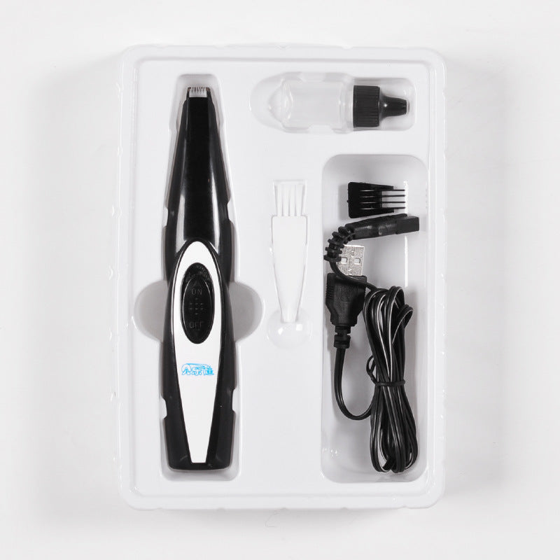 Pet Nail Trimmer Grinder USB Rechargeable Grooming Clipper Tool