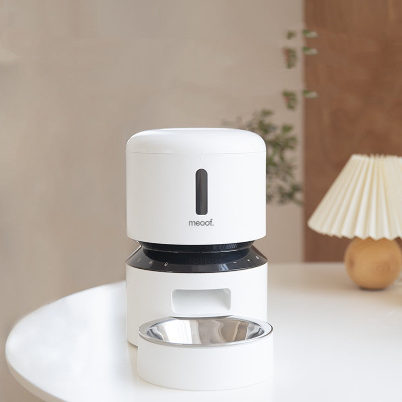 Pet Automatic Capsule Feeder Double Bowl System