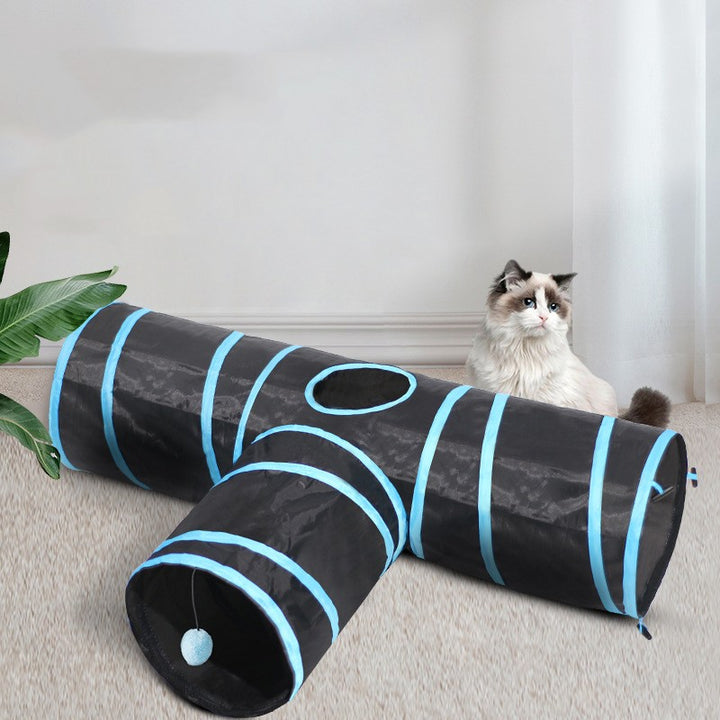 Pet Foldable Tunnel Interactive Toy