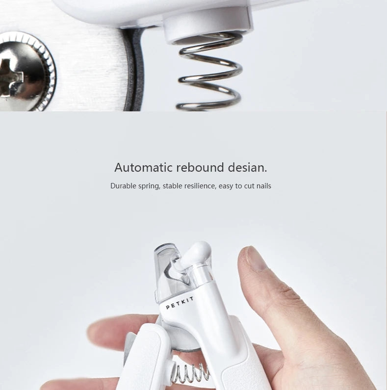 Pet Nail Clipper Scissors LED Light Grooming Trimmer Tool