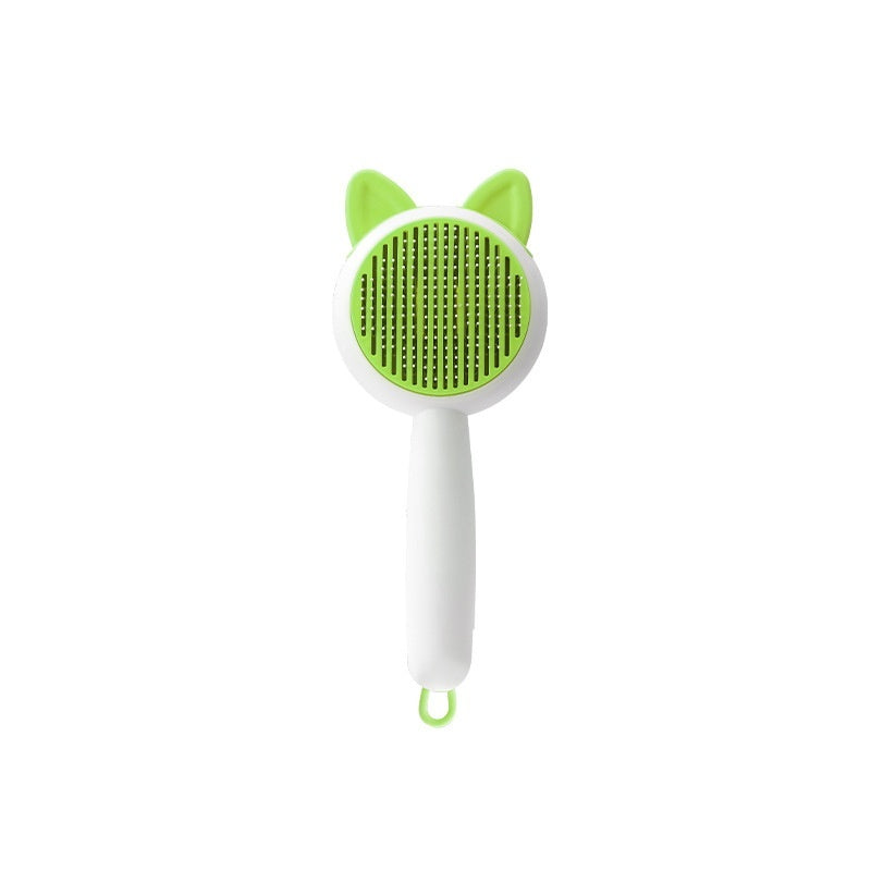 Self-Cleaning Pet Grooming Brush | Tangle-Free Hair Remover - Pawfect Nest